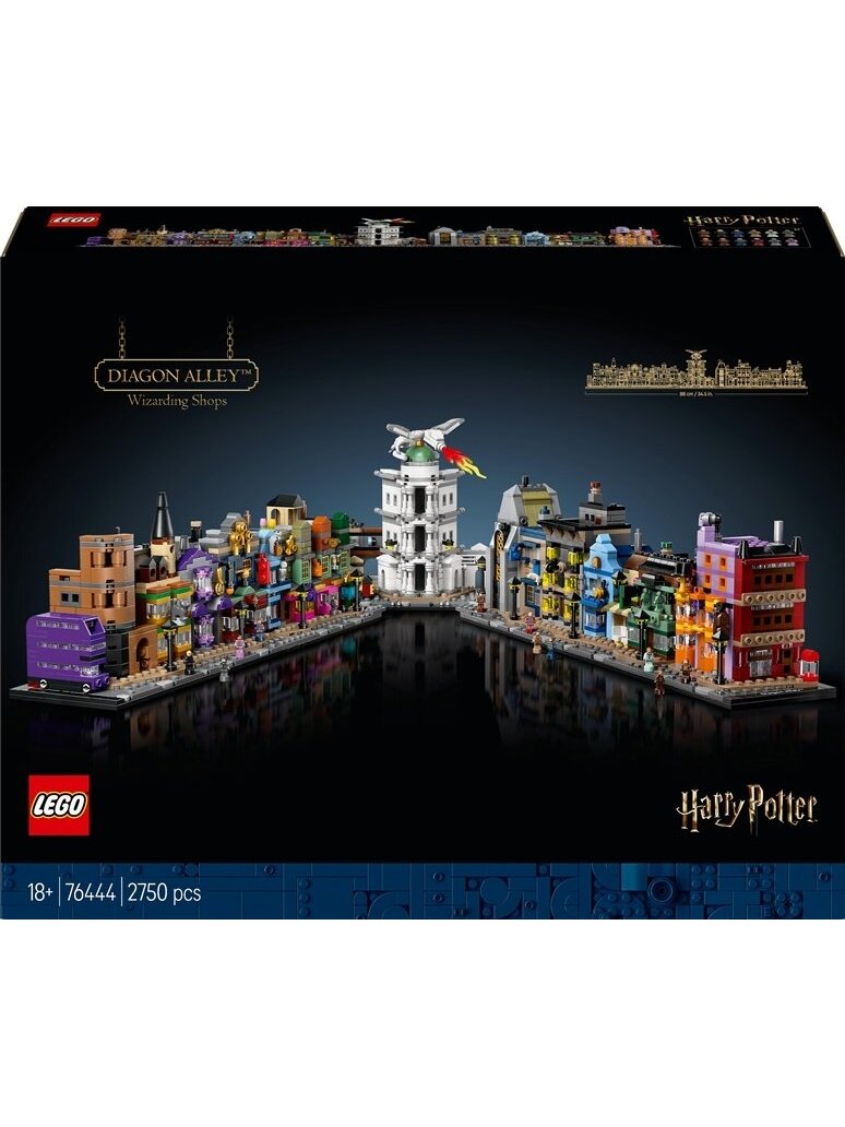 LEGO® Harry Potter Diagon Alley™ Wizarding Shops, 2750 vnt.