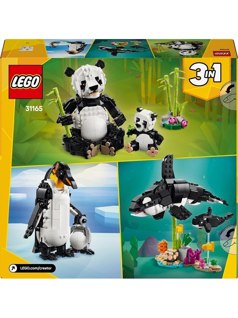 LEGO® Creator Wild Animals: Panda Family 31165, 626 vnt. 1