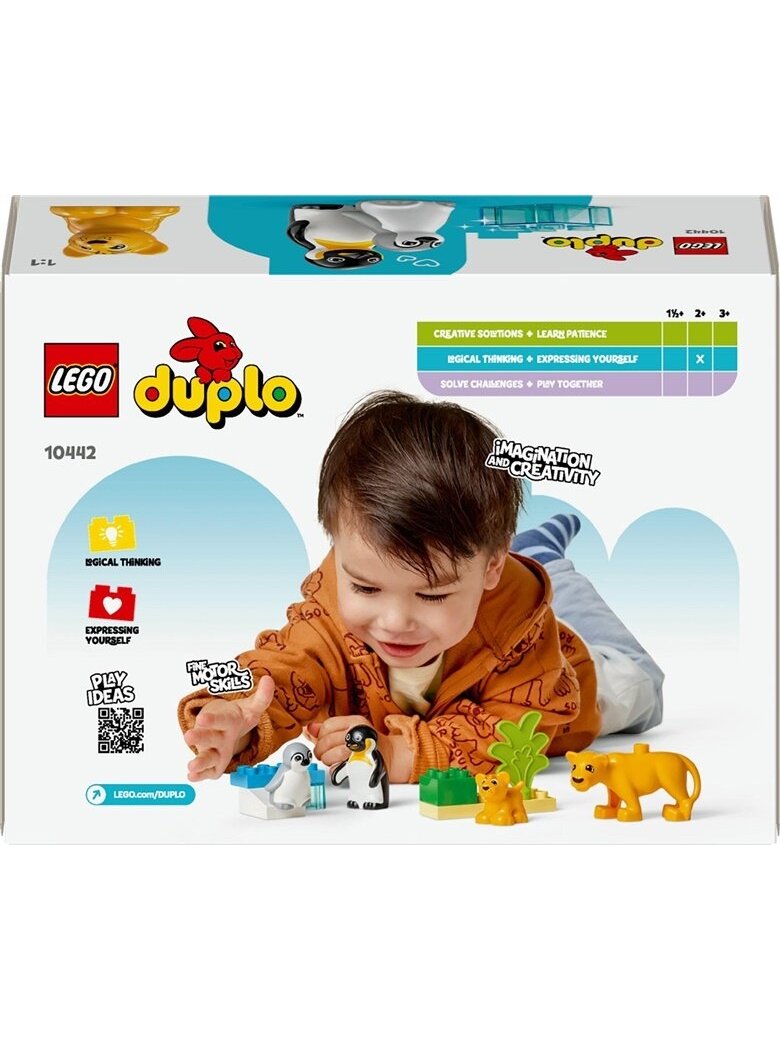 LEGO® Duplo Laukinių gyvūnų šeimos 10442, 10 vnt. 2
