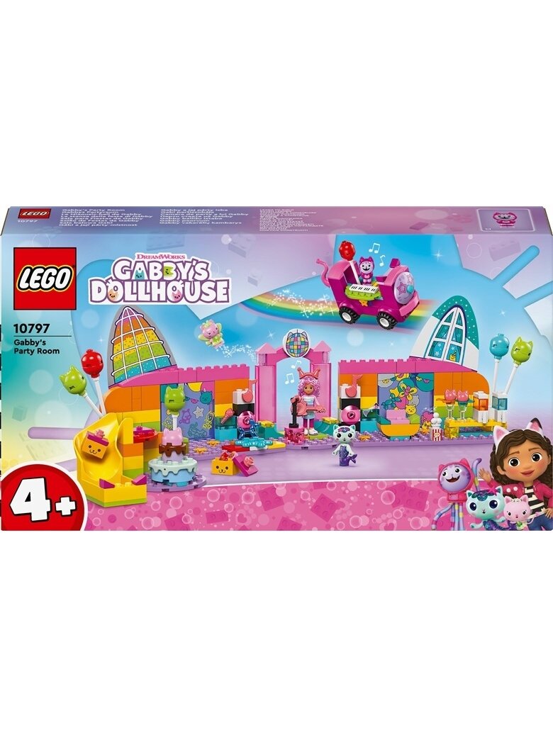 LEGO® Gabby's Dollhouse Gabby vakarėlių kambarys 10797 LEGO® Gabby's Dollhouse Gabby vakarėlių kambarys 10797