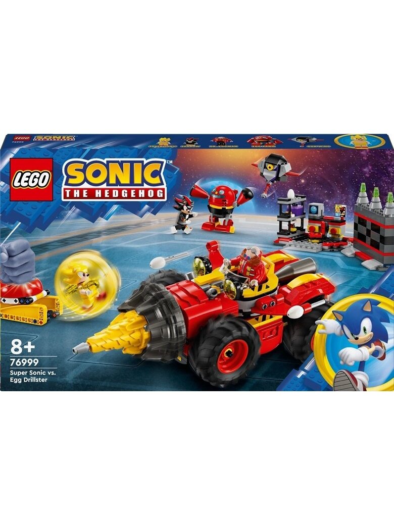 LEGO® Sonic The Hedgehog™ Super Sonic prieš Egg Drillster LEGO® Sonic The Hedgehog™ Super Sonic prieš Egg Drillster
