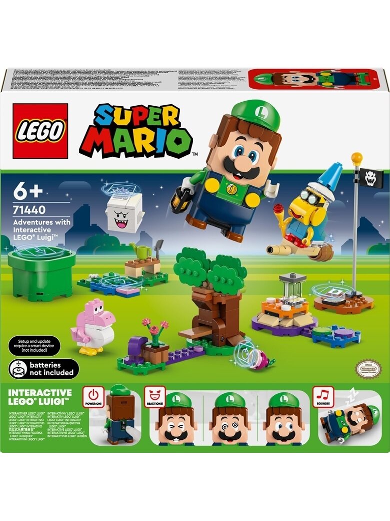 LEGO® Super Mario™ Nuotykiai su interaktyviu Luigi™ 71440