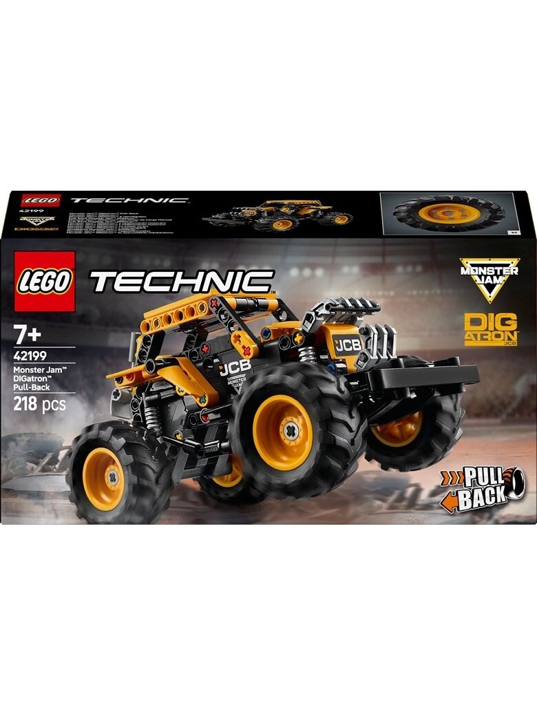 LEGO® Technic Monster Jam™ DIGatron™ Pull-Back, 218 vnt. LEGO® Technic Monster Jam™ DIGatron™ Pull-Back, 218 vnt.
