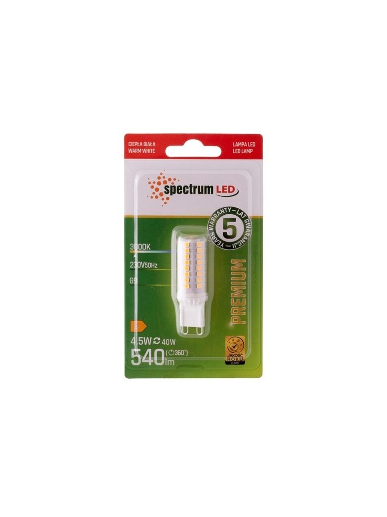 LEMPUTĖ LED G9 4.5W 830 510LM 2 LEMPUTĖ LED G9 4.5W 830 510LM 2