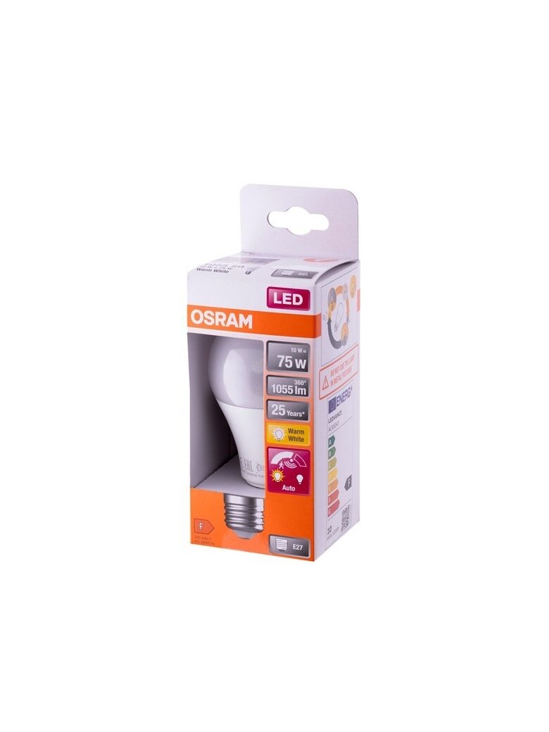 Lemputė Osram LED, A75, šiltai balta, E27, 10 W, 1055 lm 1 Lemputė Osram LED, A75, šiltai balta, E27, 10 W, 1055 lm 1