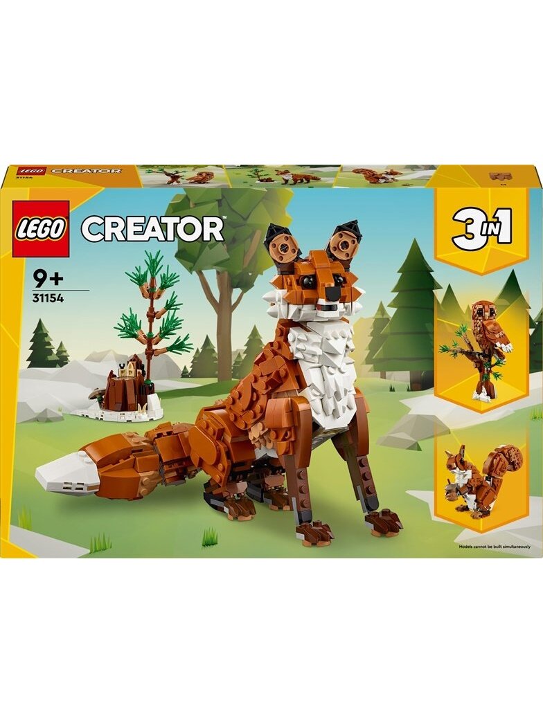 LEGO® Creator Miško gyvūnai: rudoji lapė 31154 LEGO® Creator Miško gyvūnai: rudoji lapė 31154