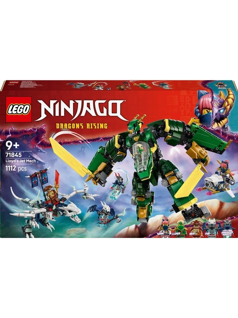 LEGO® Ninjago Lloyd’s Jet Mech 71845, 1112 pcs LEGO® Ninjago Lloyd’s Jet Mech 71845, 1112 pcs