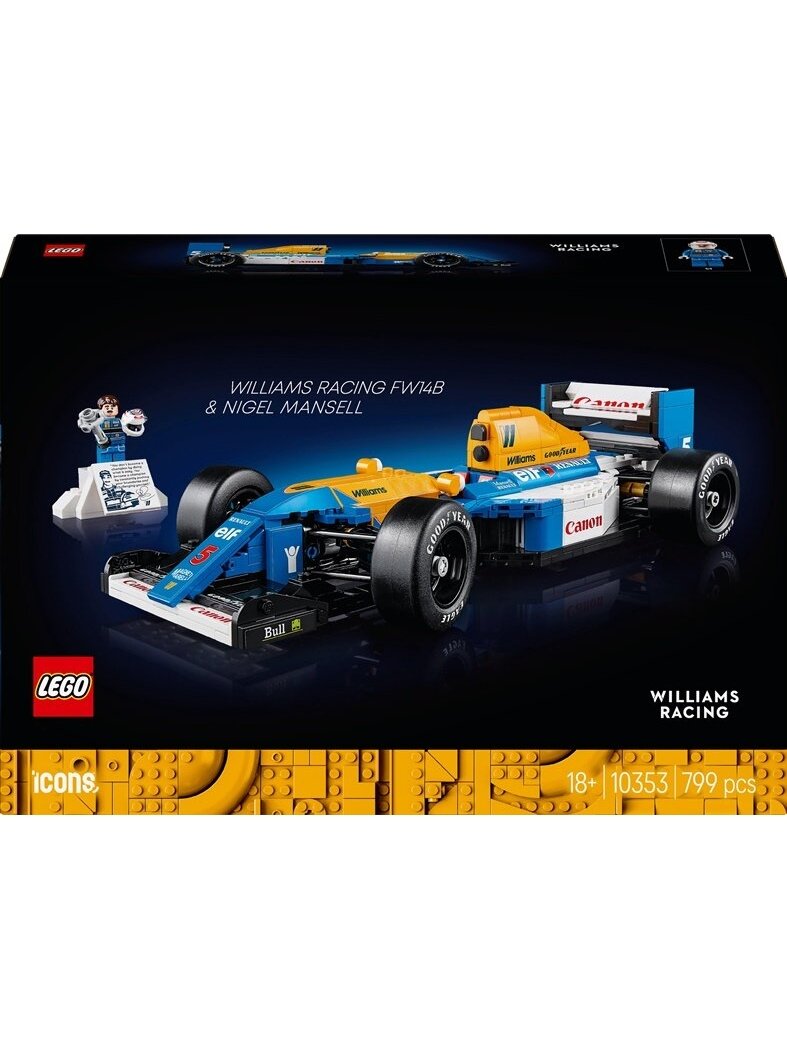 LEGO® Icons Williams Racing FW14B & Nigel Mansell 10353 LEGO® Icons Williams Racing FW14B & Nigel Mansell 10353