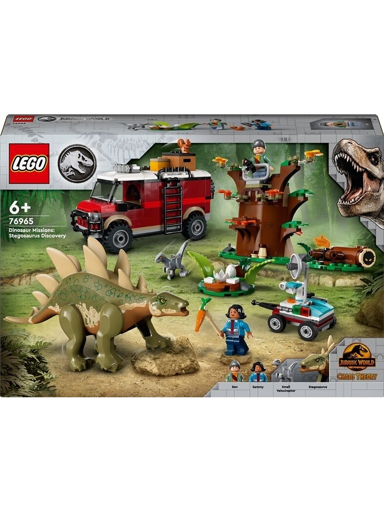 LEGO® JW Dinozaurų misijos: stegozauro atradimas 76965 LEGO® JW Dinozaurų misijos: stegozauro atradimas 76965