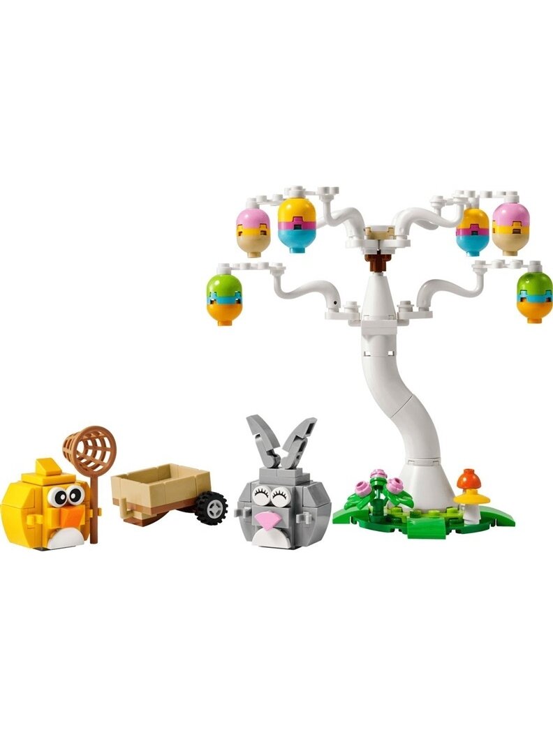 LEGO® Velykų kiškio ir viščiuko margučių medžioklė 40808 1 LEGO® Velykų kiškio ir viščiuko margučių medžioklė 40808 1