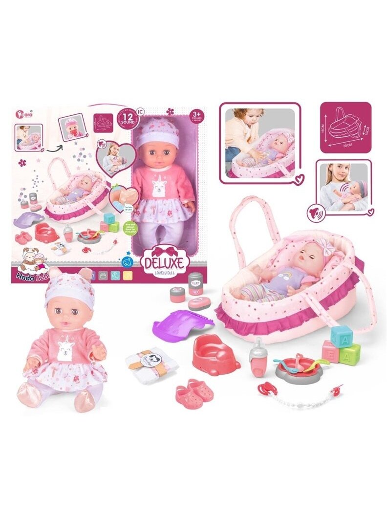 Lėlė - kūdikis Lovely Doll WZB8806-3, 36 cm 2