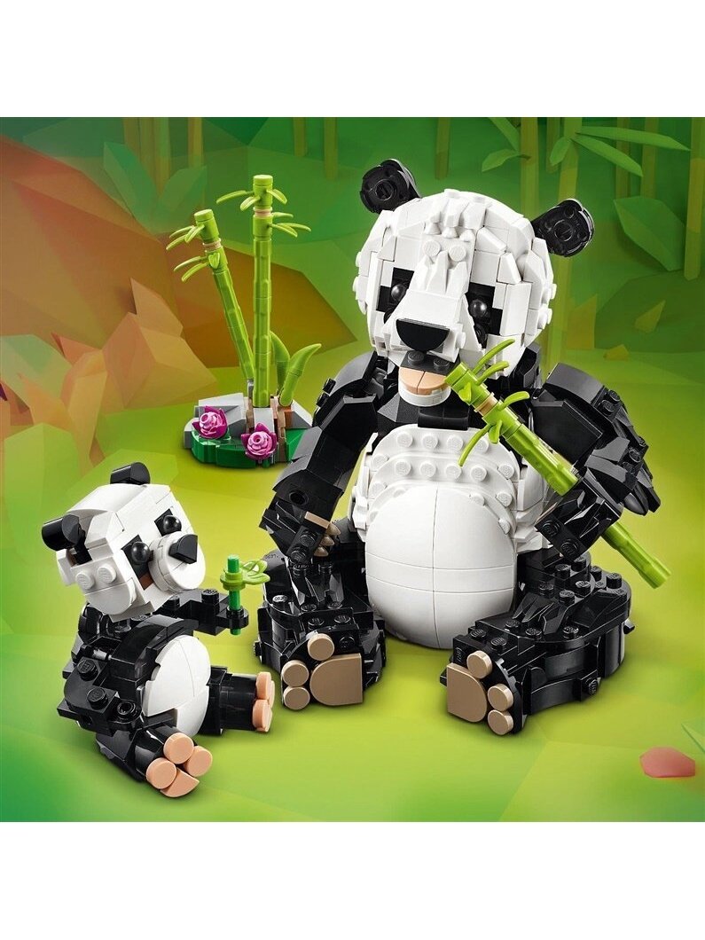 LEGO® Creator Wild Animals: Panda Family 31165, 626 vnt. 2 LEGO® Creator Wild Animals: Panda Family 31165, 626 vnt. 2