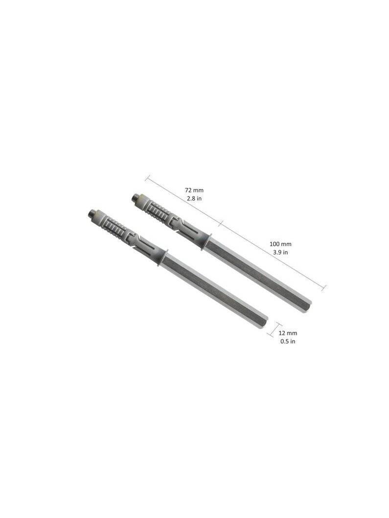 Lentynos laikiklis Dolle StrongFix, 172x12 mm, pilka, 2 vnt. 1 Lentynos laikiklis Dolle StrongFix, 172x12 mm, pilka, 2 vnt. 1