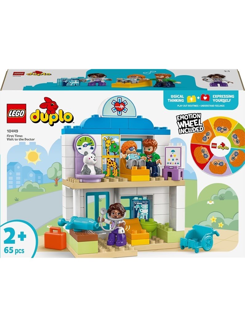 LEGO® Duplo First Time: Visit to the Doctor 10449, 65 vnt. LEGO® Duplo First Time: Visit to the Doctor 10449, 65 vnt.