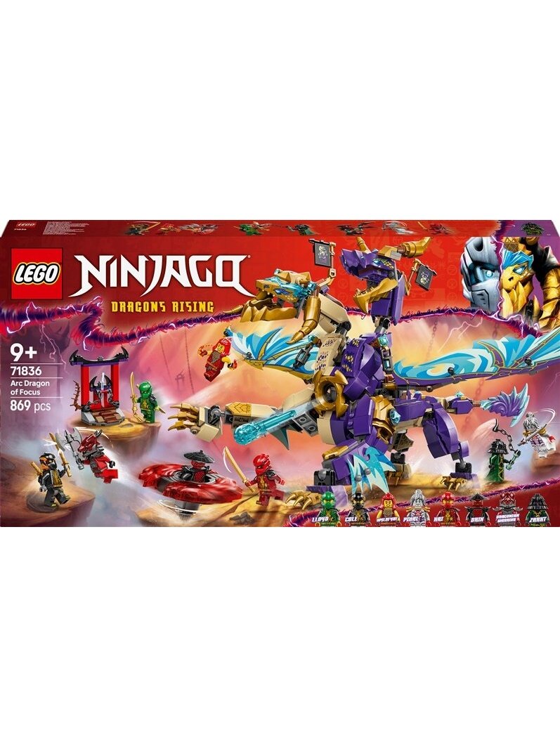LEGO® Ninjago Arc Dragon of Focus 71836, 869 vnt. LEGO® Ninjago Arc Dragon of Focus 71836, 869 vnt.