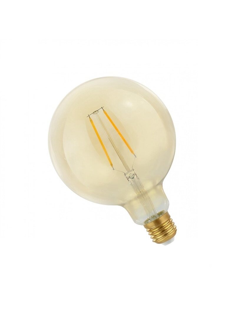 LEMPUTĖ LED G125 E27 4.9W 2400K 490LM AMB