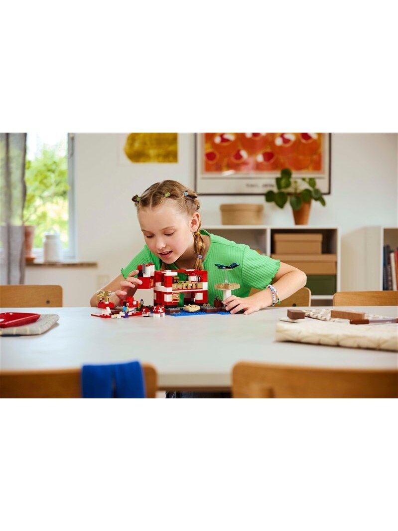 LEGO® Minecraft The Mooshroom House 21270, 500 vnt. 2 LEGO® Minecraft The Mooshroom House 21270, 500 vnt. 2