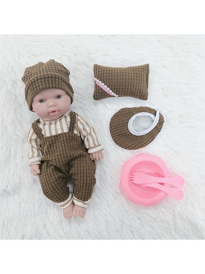 Lėlė - kūdikis su priedais Pure baby 706629W, 25 cm 1