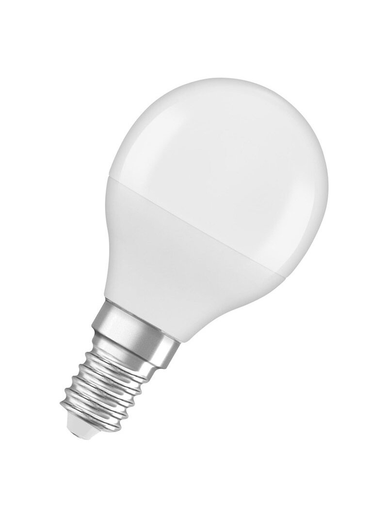 LED lempa Osram P45, 5.5W, E14, 2700K, 470lm, matinė LED lempa Osram P45, 5.5W, E14, 2700K, 470lm, matinė
