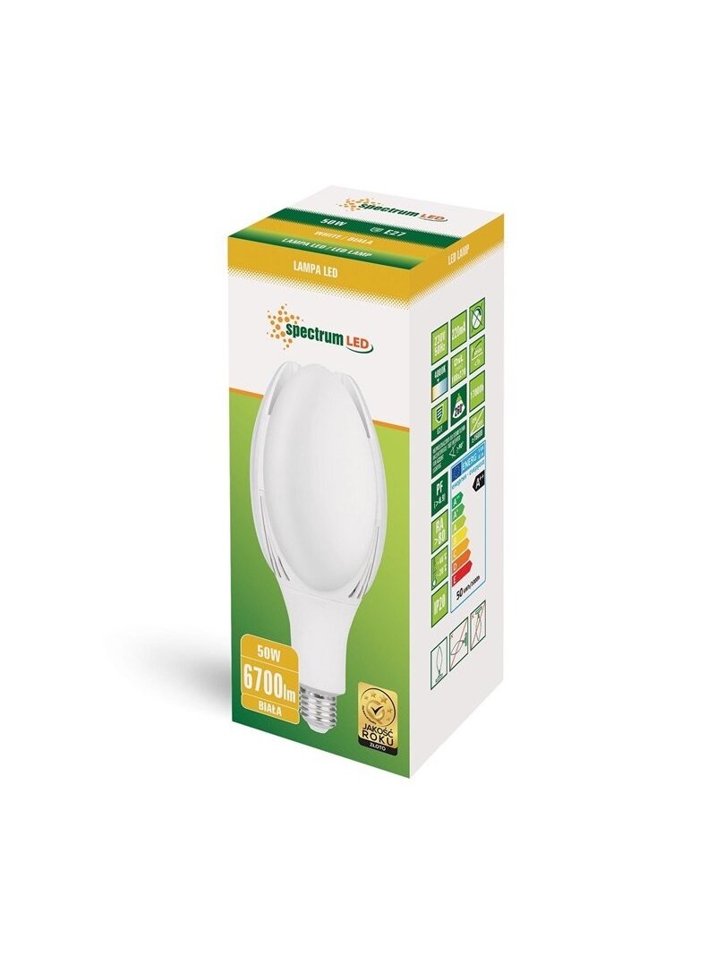 LED lemputė E27 PARK 50W 4000K 5350LM IP20 1