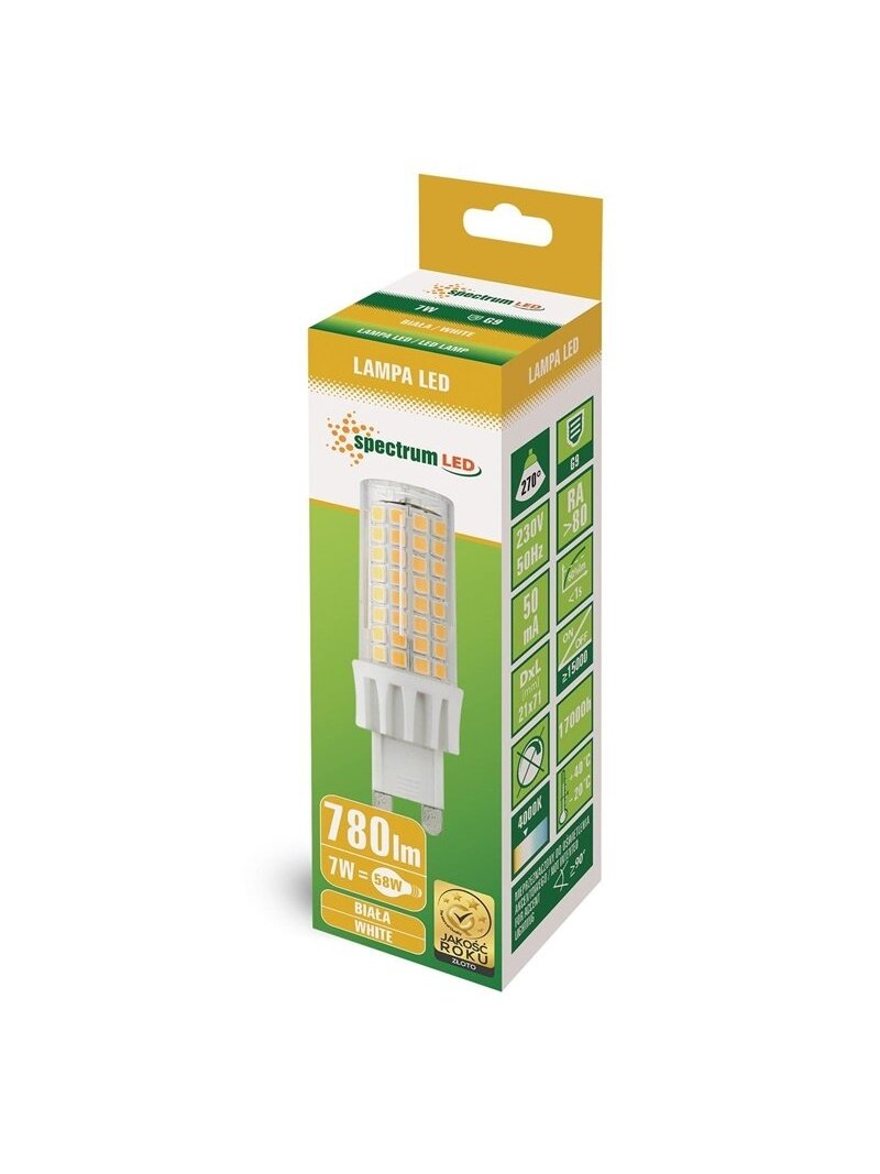 LED lemputė G9 T15 7W 4000K 780LM 1 LED lemputė G9 T15 7W 4000K 780LM 1