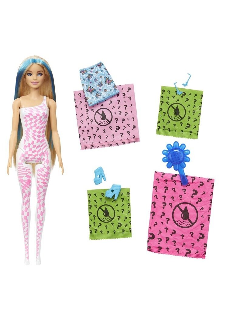 Lėlė su priedais BARBIE COLOR REVEAL HRK06, 29 cm 2 Lėlė su priedais BARBIE COLOR REVEAL HRK06, 29 cm 2