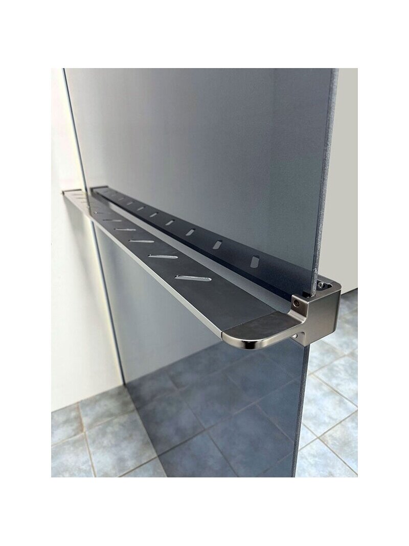 Lentynėlė dušo sienelei RAVENA Gun Grey 1