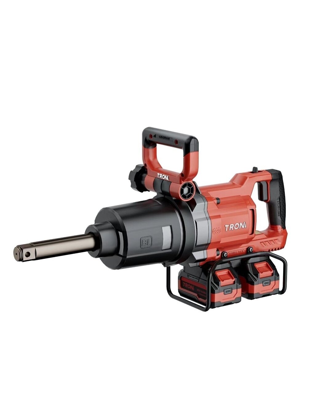 ⬡ Li-Ion beanglinis akumuliatorinis smūginis veržliasukis 1'' 20V+20V (PB2500)
