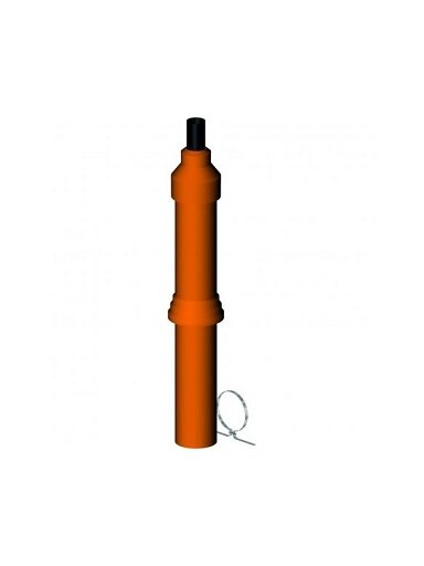 LIK vertikali ortakio-dūmtraukio sistema d80/125 (terakot sp. 1,1m)
