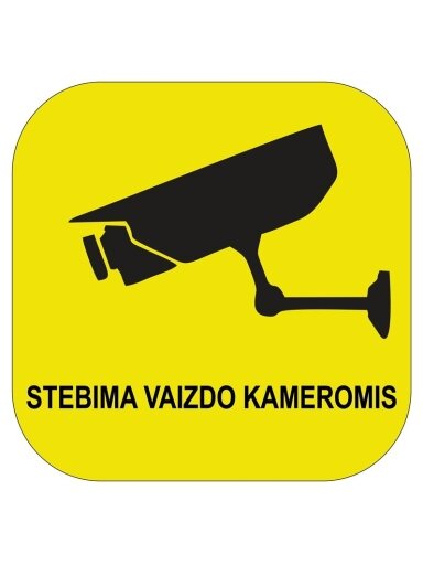 Lipdukas stebi kamera 125x125mm