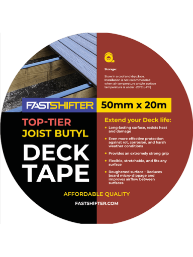 Lipni juosta FastShifter Top-Tier terasų lagėms apsaugoti 50 mm, 20 m Lipni juosta FastShifter Top-Tier terasų lagėms apsaugoti 50 mm, 20 m