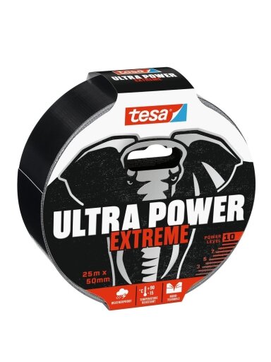 Lipnioji juostelė TESA ULTRA POWER EXTRA 56623, 25 m × 50 mm