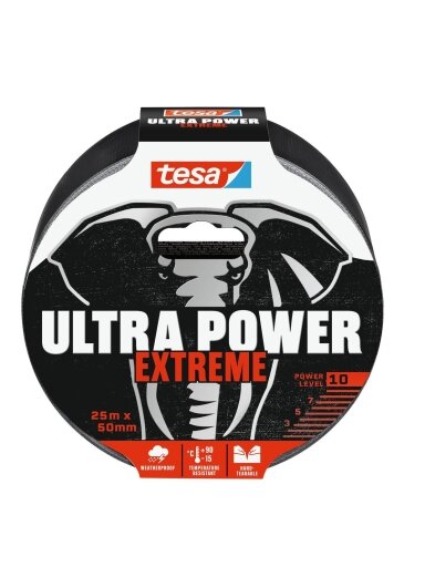 Lipnioji juostelė TESA ULTRA POWER EXTRA 56623, 25 m × 50 mm