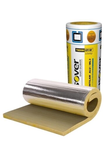 Lipnus demblys, Isover, ML-3Plus Alu, 5x100x500 cm