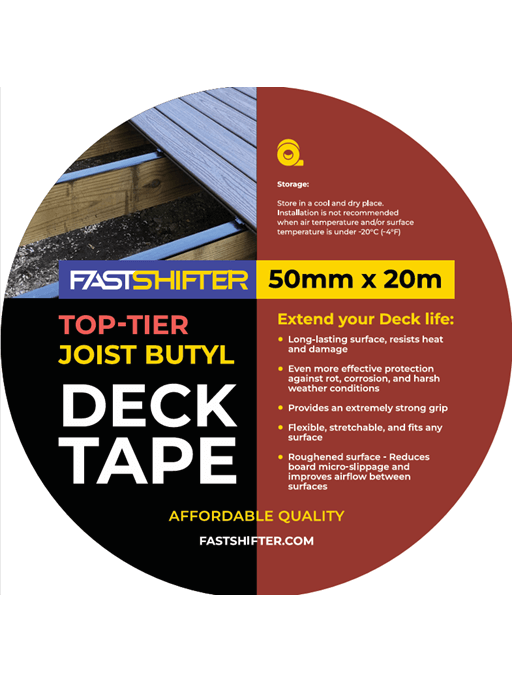 Lipni juosta FastShifter Top-Tier terasų lagėms apsaugoti 50 mm, 20 m Lipni juosta FastShifter Top-Tier terasų lagėms apsaugoti 50 mm, 20 m