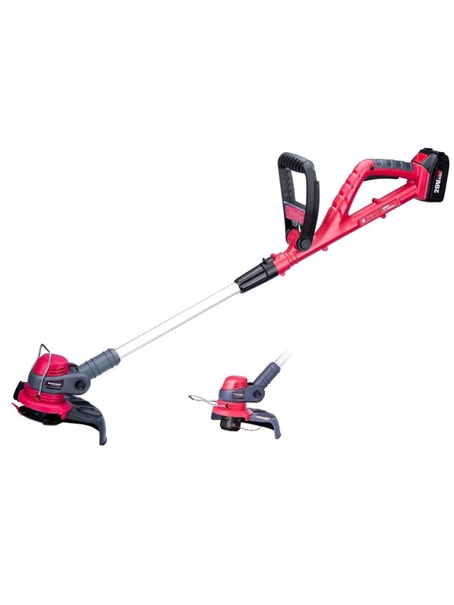 ⬡ Li-Ion akumuliatorinė žoliapjovė su priedais WORCRAFT 20V (CGTS20LIDB, WORCRAFT) ⬡ Li-Ion akumuliatorinė žoliapjovė su priedais WORCRAFT 20V (CGTS20LIDB, WORCRAFT)