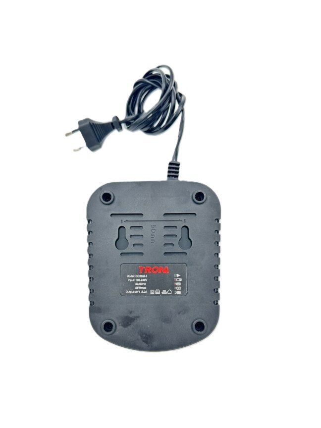 ⬡ Li-Ion įkroviklis TROM 20V akumuliatoriui (DC20M1T) ⬡ Li-Ion įkroviklis TROM 20V akumuliatoriui (DC20M1T)