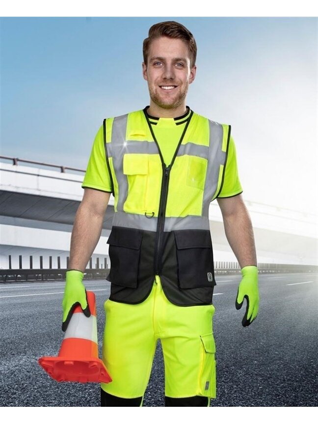 Liemenė Hi-viz Signal, geltona, XXL 1 Liemenė Hi-viz Signal, geltona, XXL 1