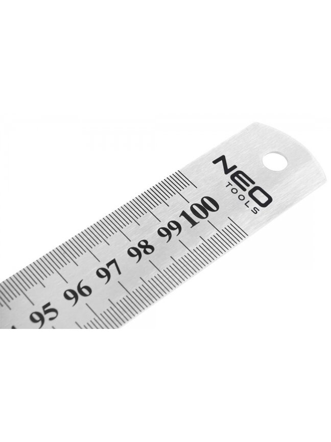 Liniuotė nerūdijančio plieno Neo Tools | 1000mm 3