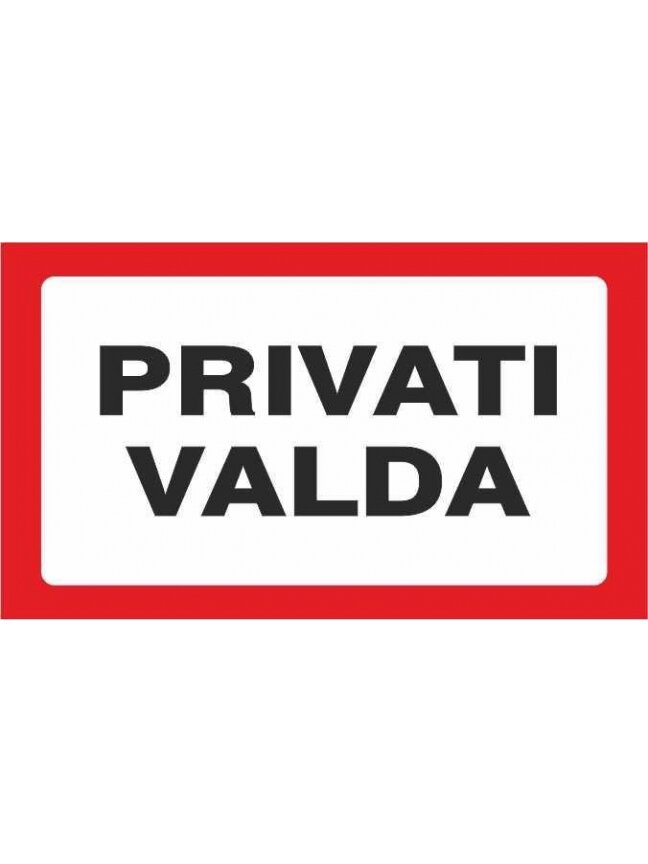 Lipdukas privati valda 170x100mm Lipdukas privati valda 170x100mm