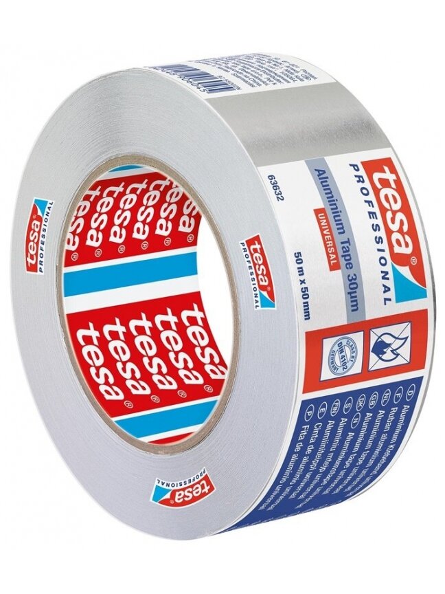 Lipni aliuminio juosta, Tesa, Universal, 50 m x 50 mm 2