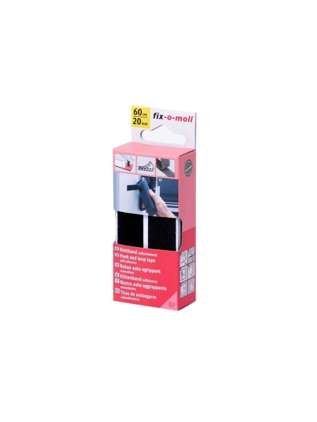 Lipni Velcro kontaktinė juosta Fix-O-Moll, 60 cm x 20 mm Lipni Velcro kontaktinė juosta Fix-O-Moll, 60 cm x 20 mm