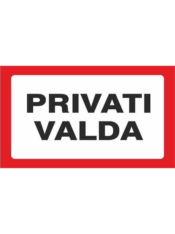 Lipdukas privati valda 170x100mm Lipdukas privati valda 170x100mm