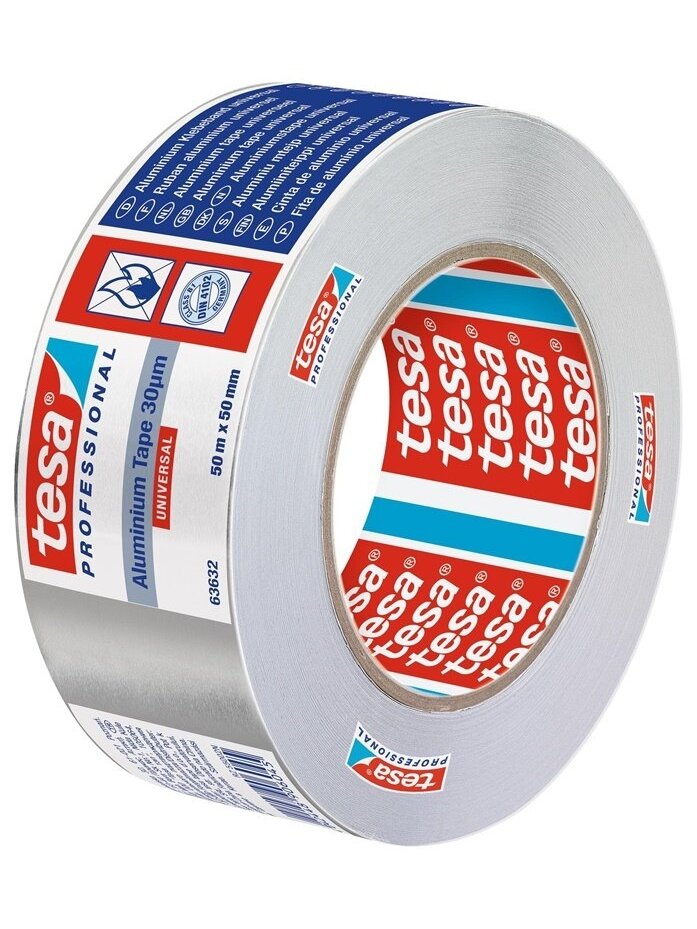 Lipni aliuminio juosta, Tesa, Universal, 50 m x 50 mm 1 Lipni aliuminio juosta, Tesa, Universal, 50 m x 50 mm 1