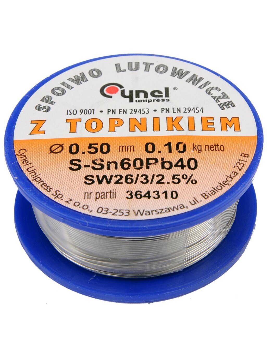 Lydmetalis Cynel | d-0.5mm, 100 g