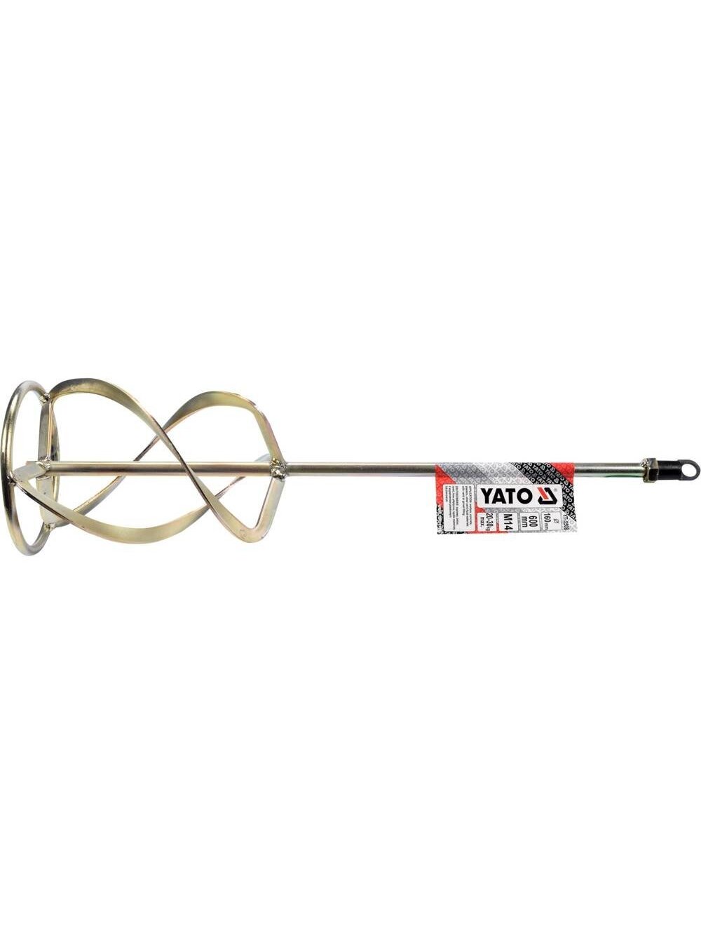 Maišytuvas statybiniams mišiniams Yato | 20-30kg, d-160mm, L-600mm M14 Maišytuvas statybiniams mišiniams Yato | 20-30kg, d-160mm, L-600mm M14
