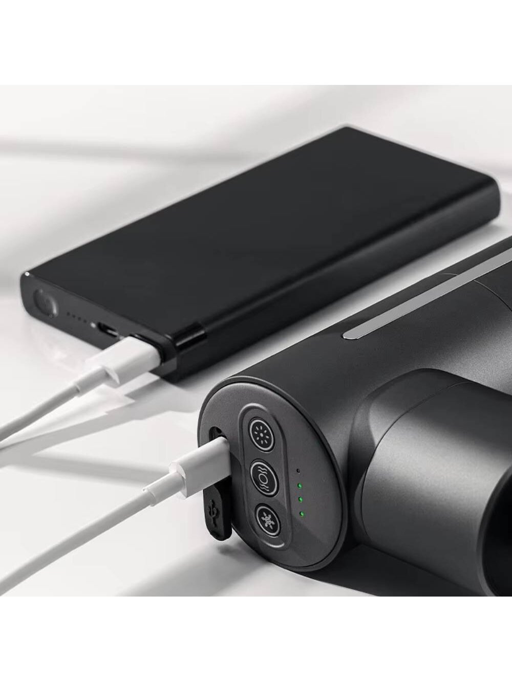 Masažo pistoletas THOMS HeatPro Deep Massage – su šildymo funkcija 2 Masažo pistoletas THOMS HeatPro Deep Massage – su šildymo funkcija 2
