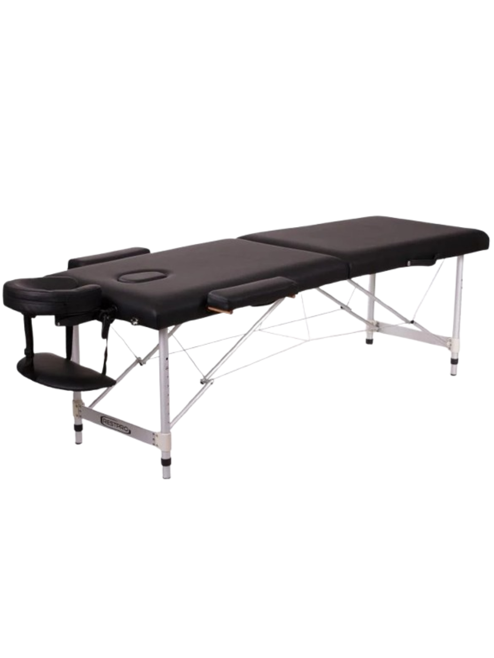 Masažo stalas RESTPRO ALU 2 Black M dydis - sudedamas Masažo stalas RESTPRO ALU 2 Black M dydis - sudedamas