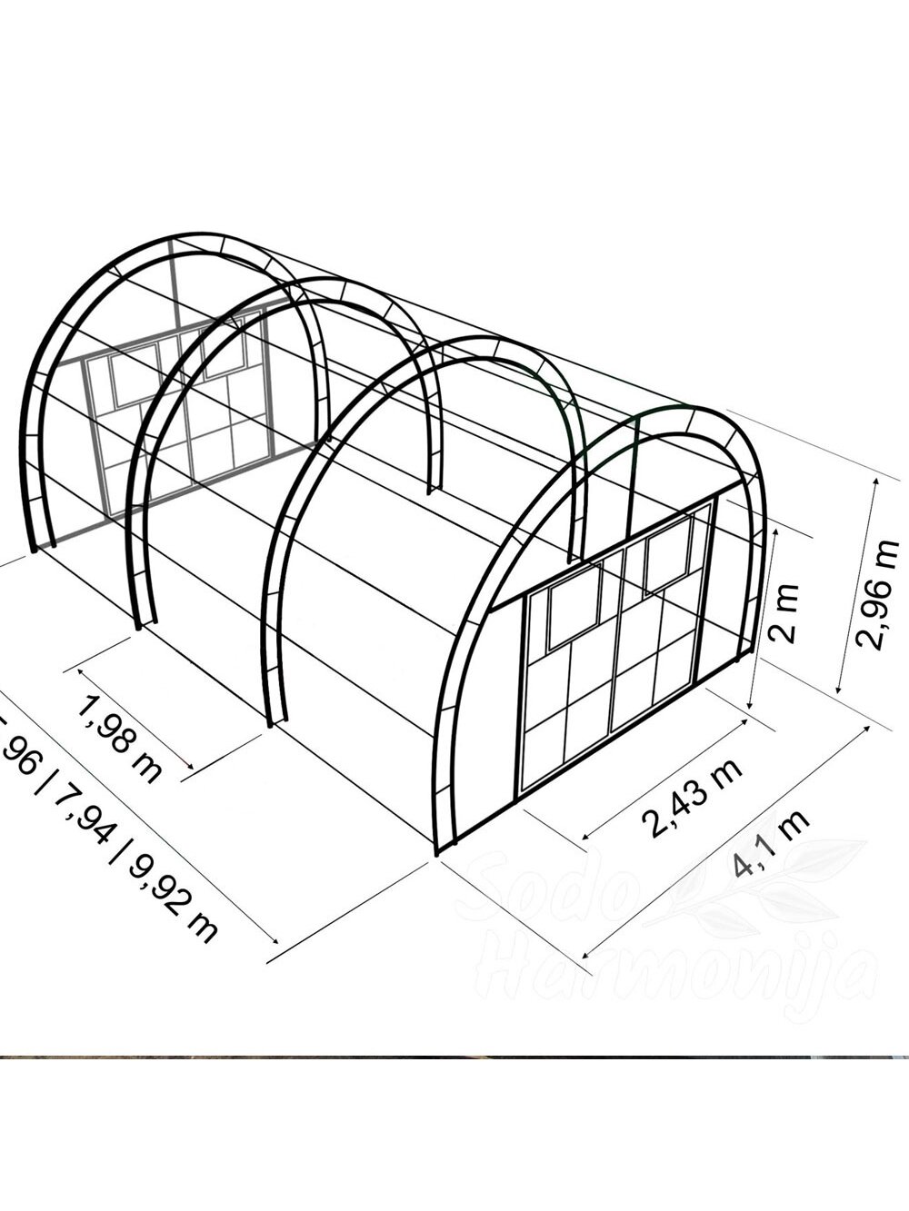 MAXI 4.1x13.88m. 4 mm 1