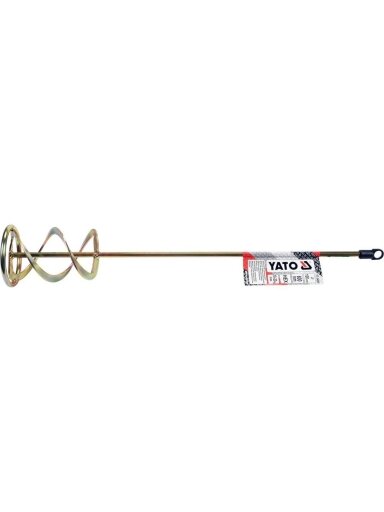 Maišytuvas klijams-tinkui Yato | 10-20kg, d-100mm, L-600mm Hex